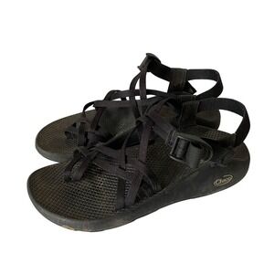 Chaco Z1 Classic Sport Sandals Black Adjustable Straps Women W10